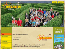 Tablet Screenshot of erlebnisland-alfsee.de
